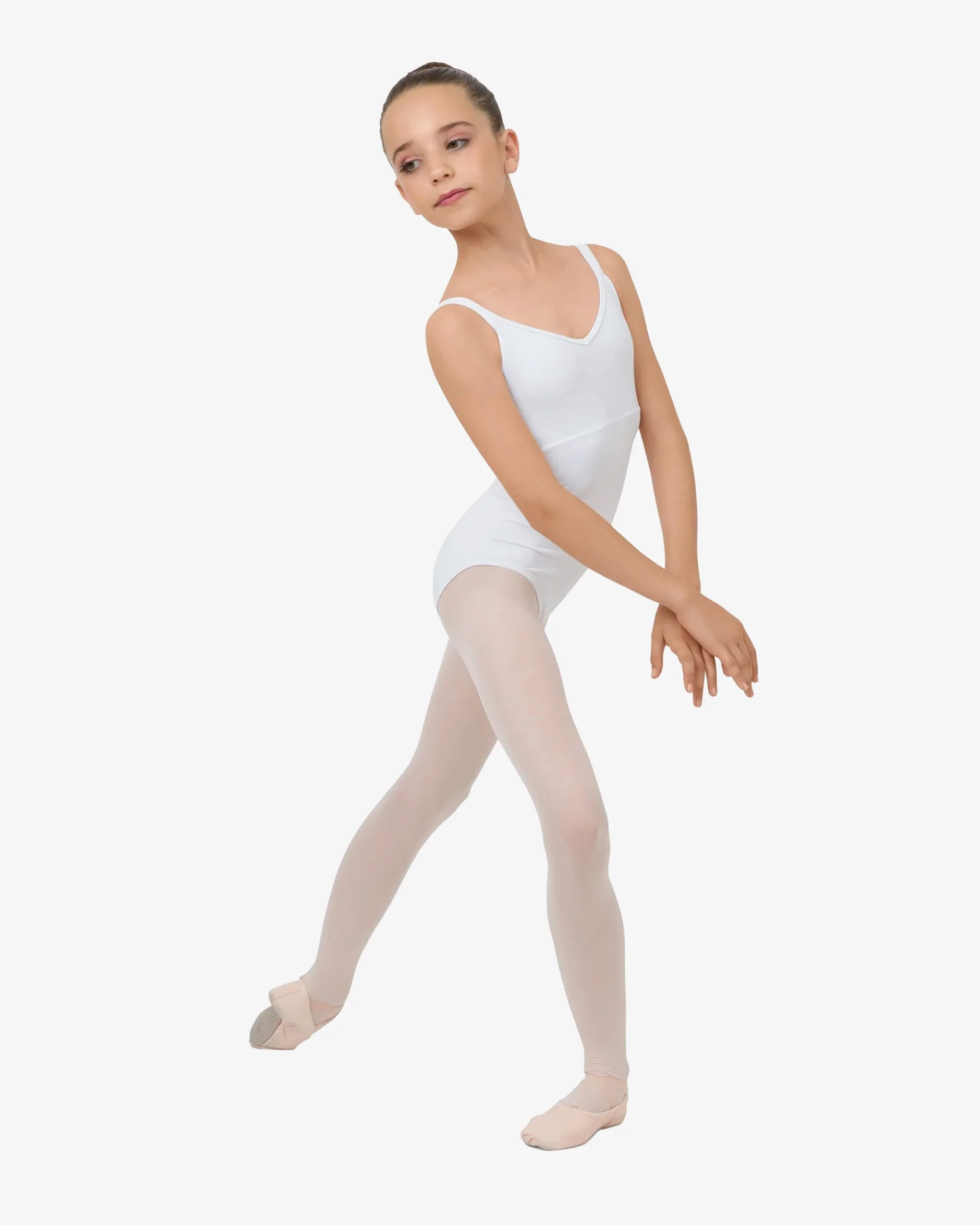 Leotardo con spalline in pizzo - Bambini