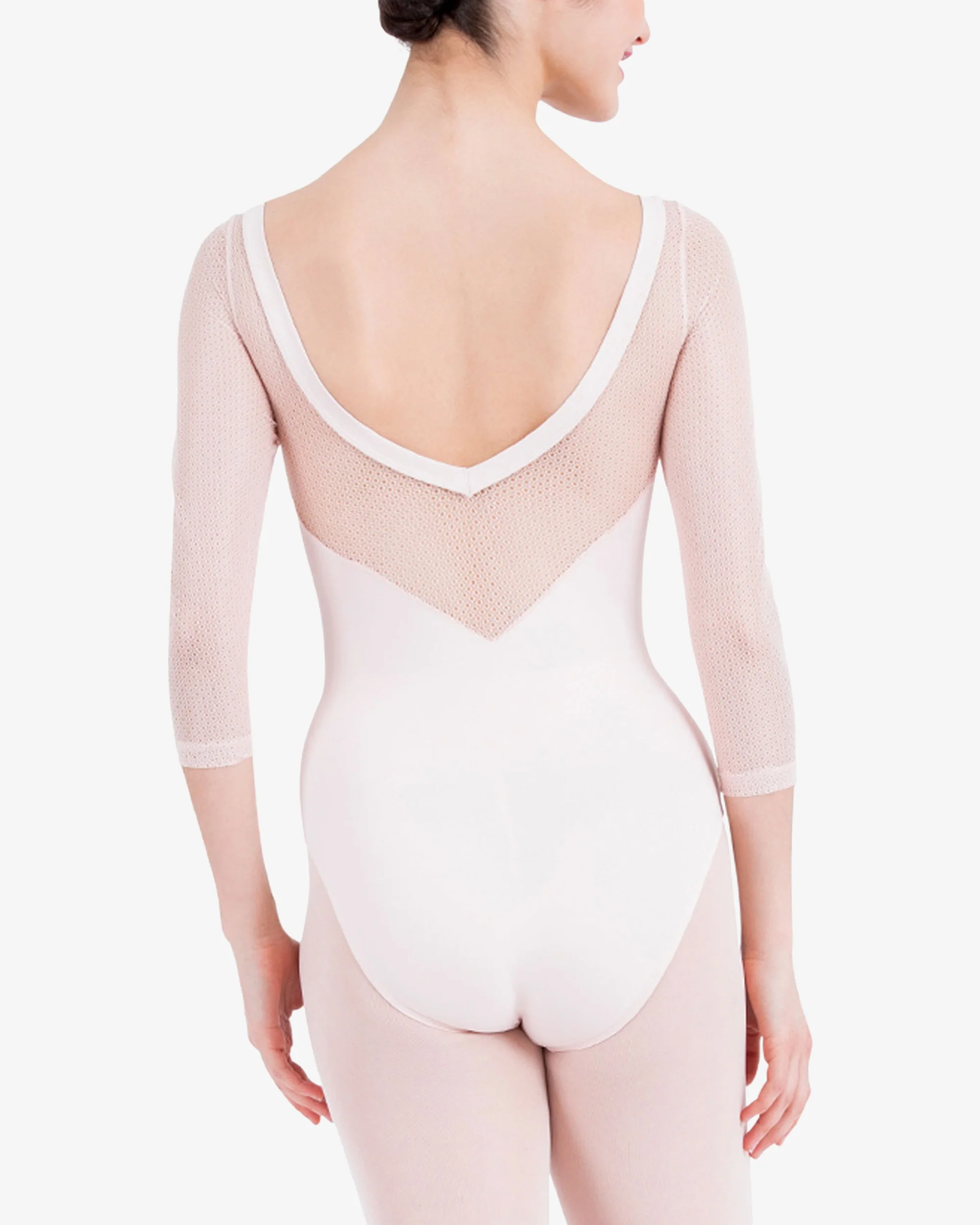 Leotard - Maniche 3/4 con pizzo