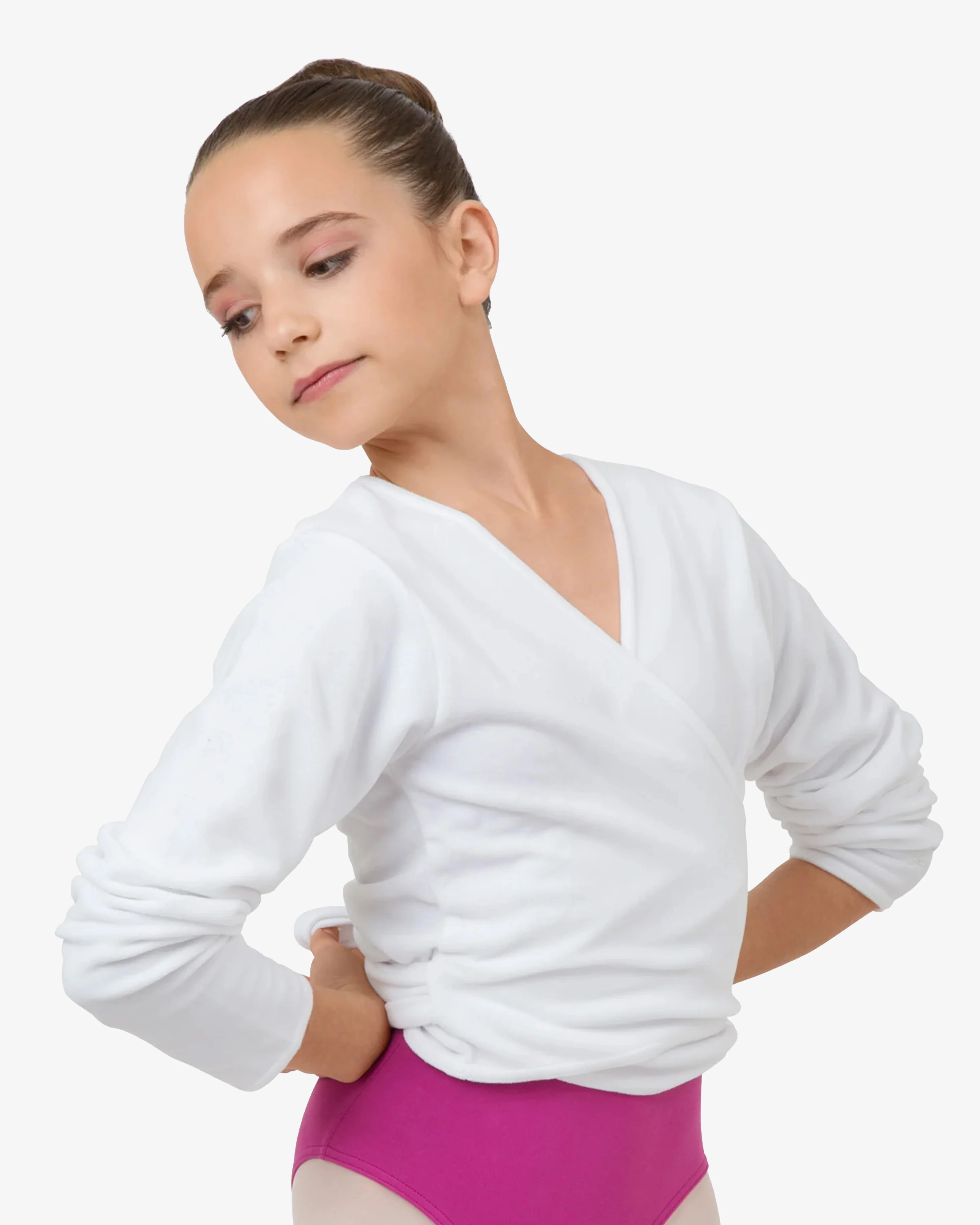 Polar fleece wrap-over