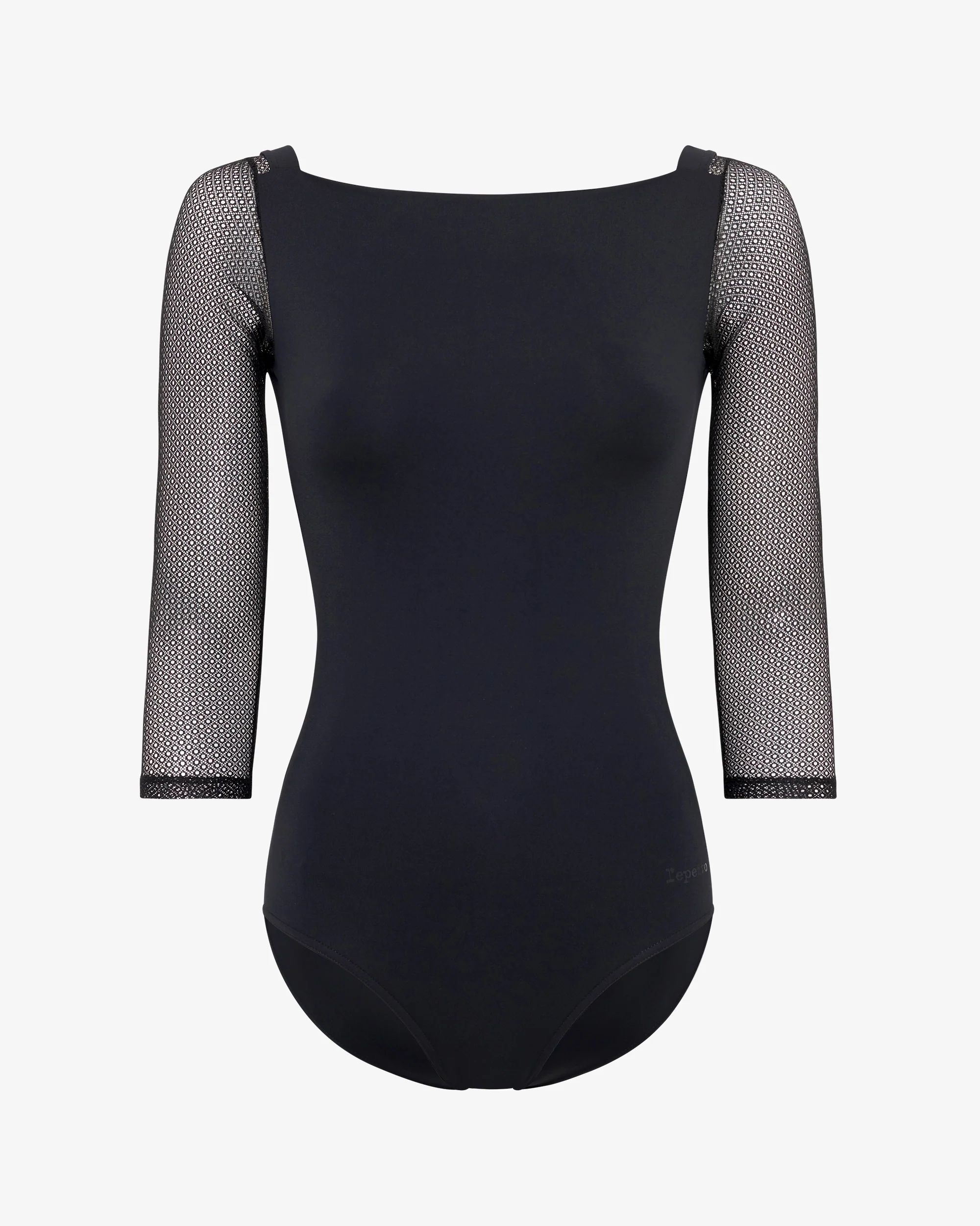 Leotard - maniche tre quarti in pizzo