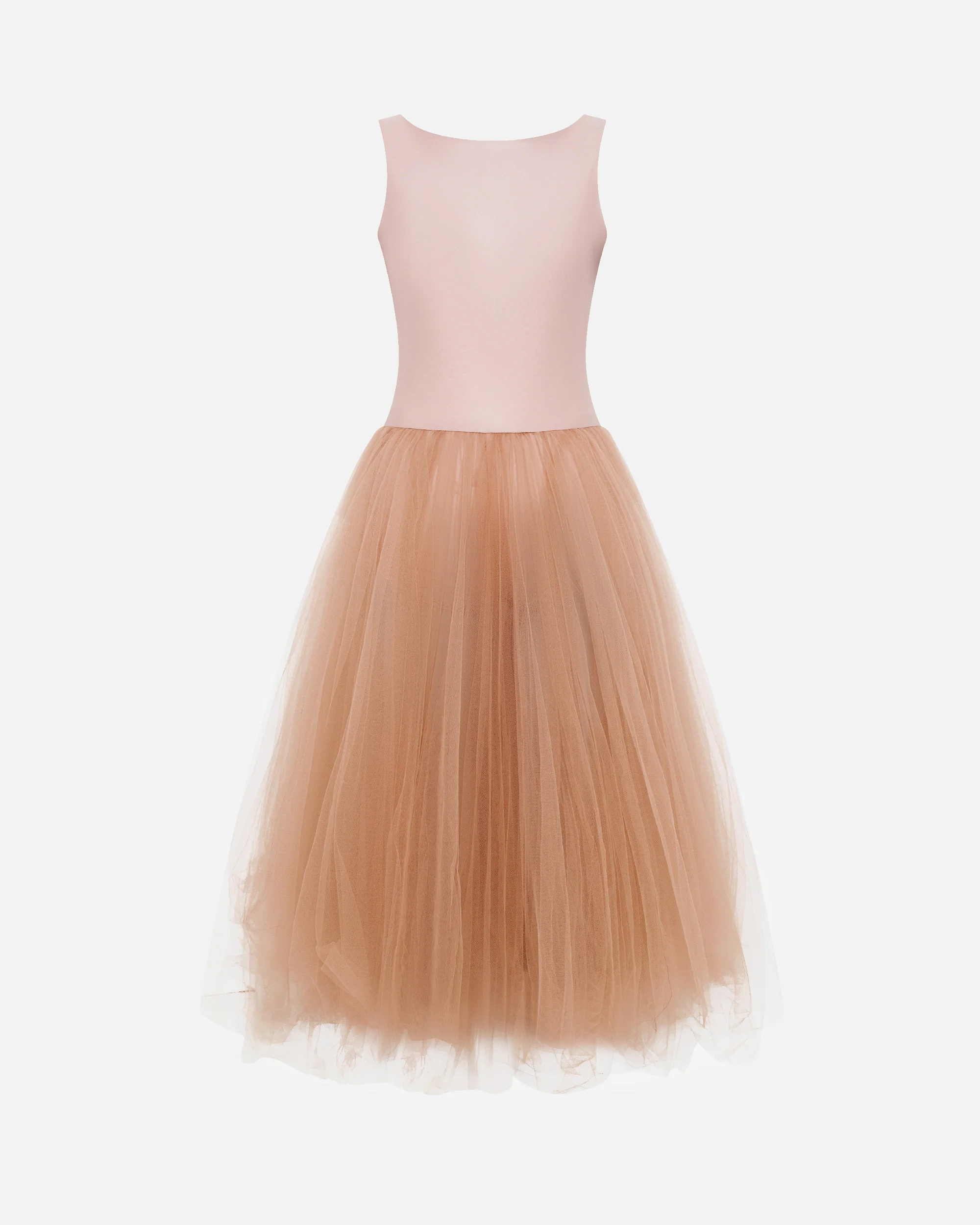 Abito lungo in tulle
