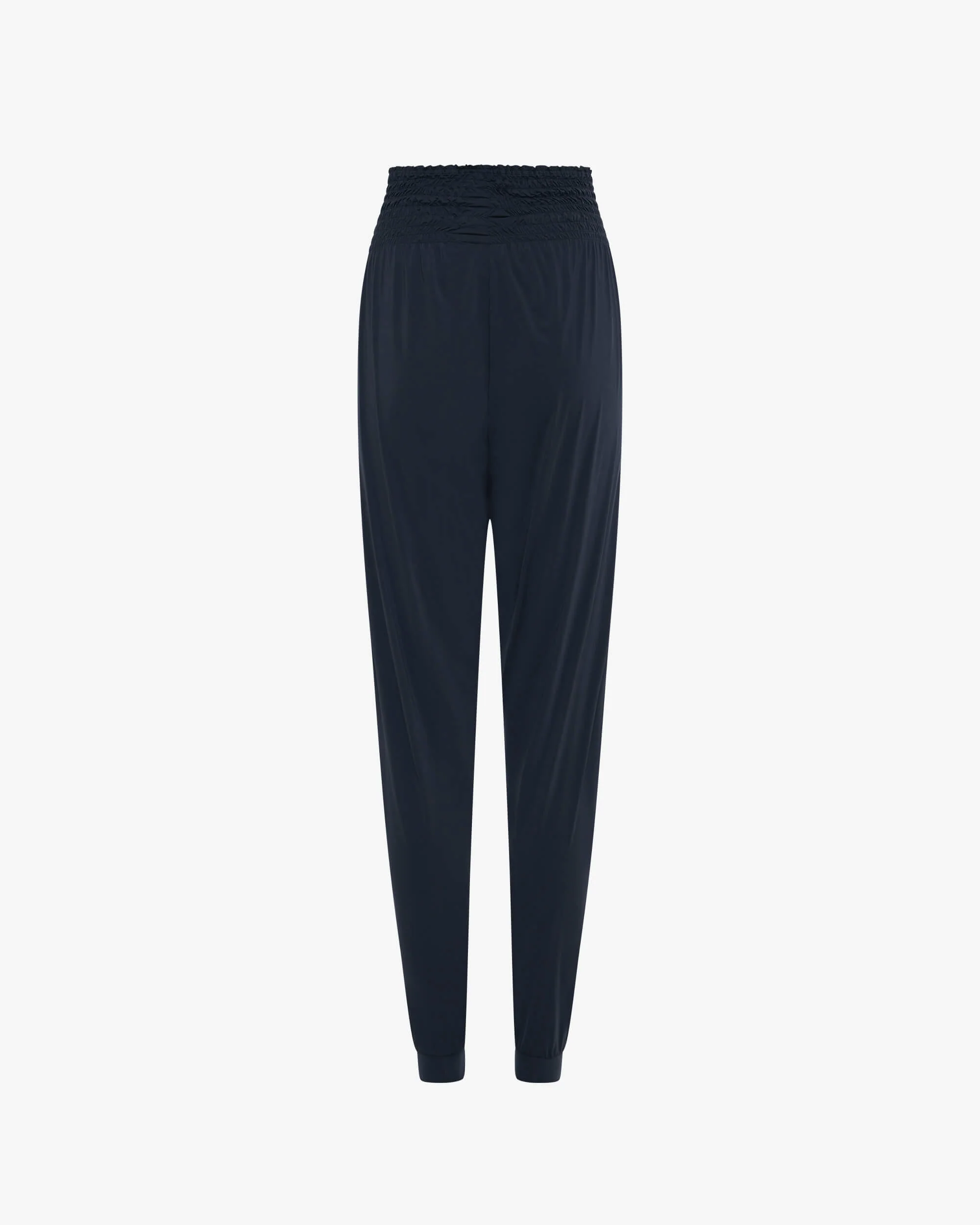 Pantaloni fluidi in seta attivi