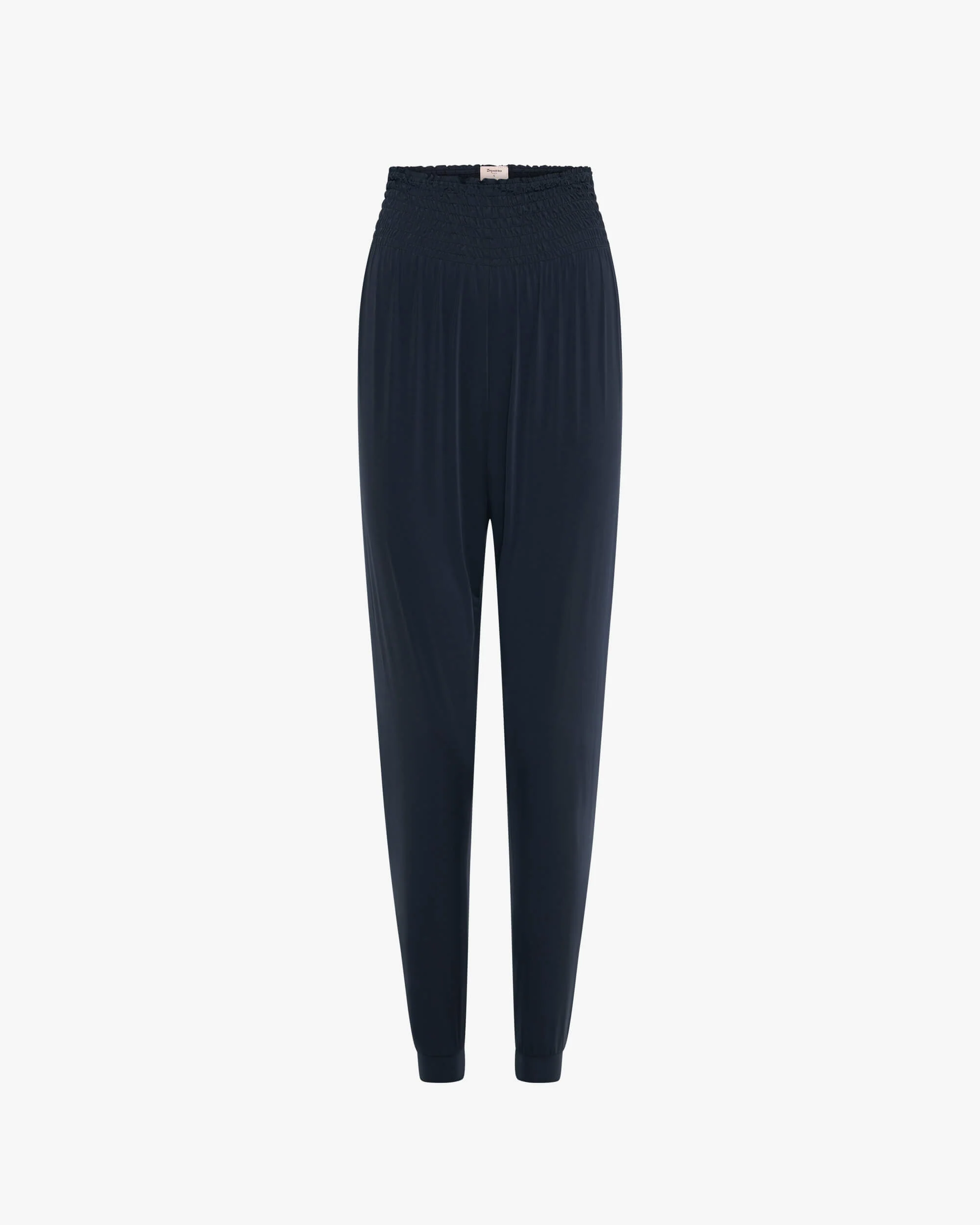 Pantaloni fluidi in seta attivi