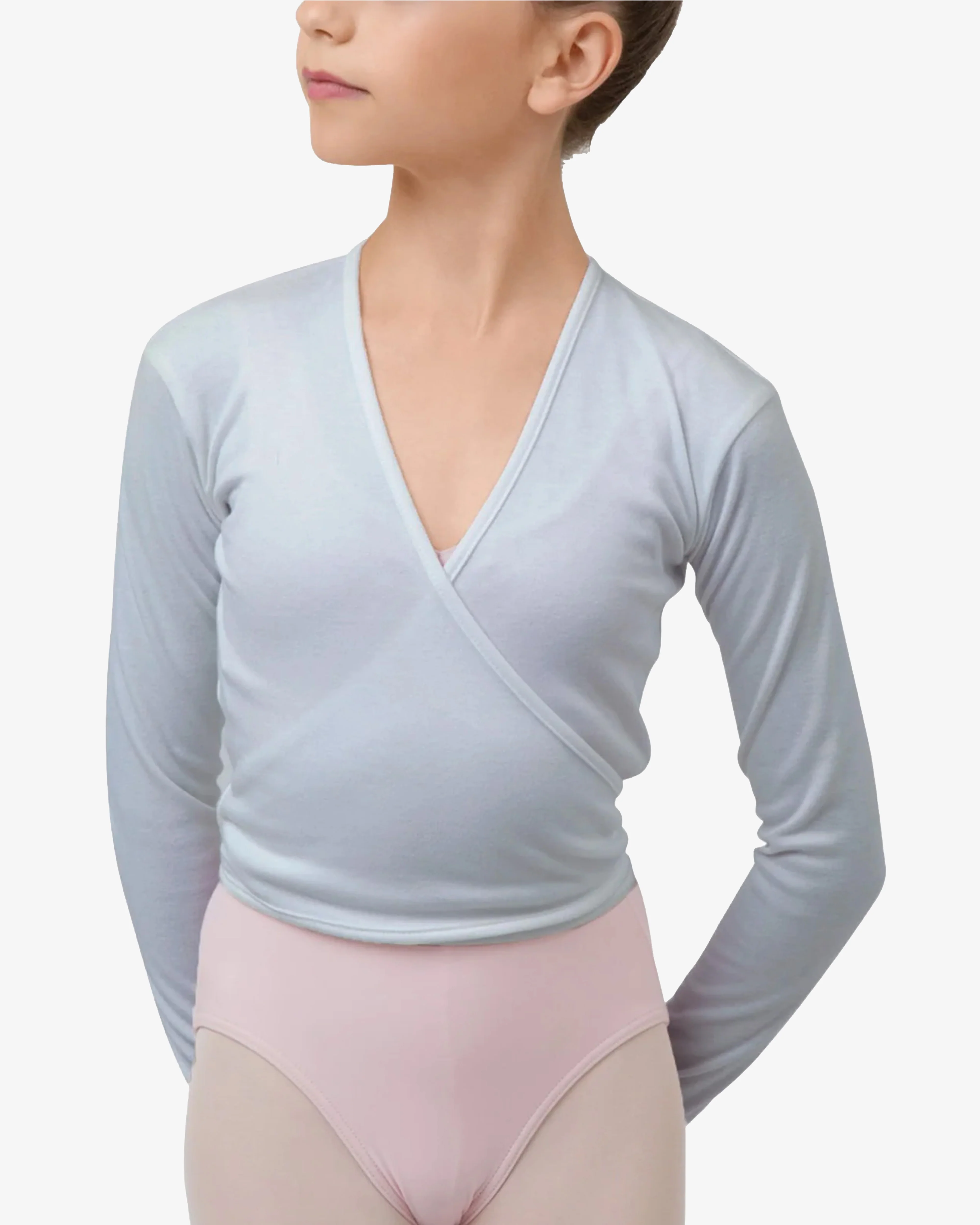 Top a vestito avvolgente in maglia