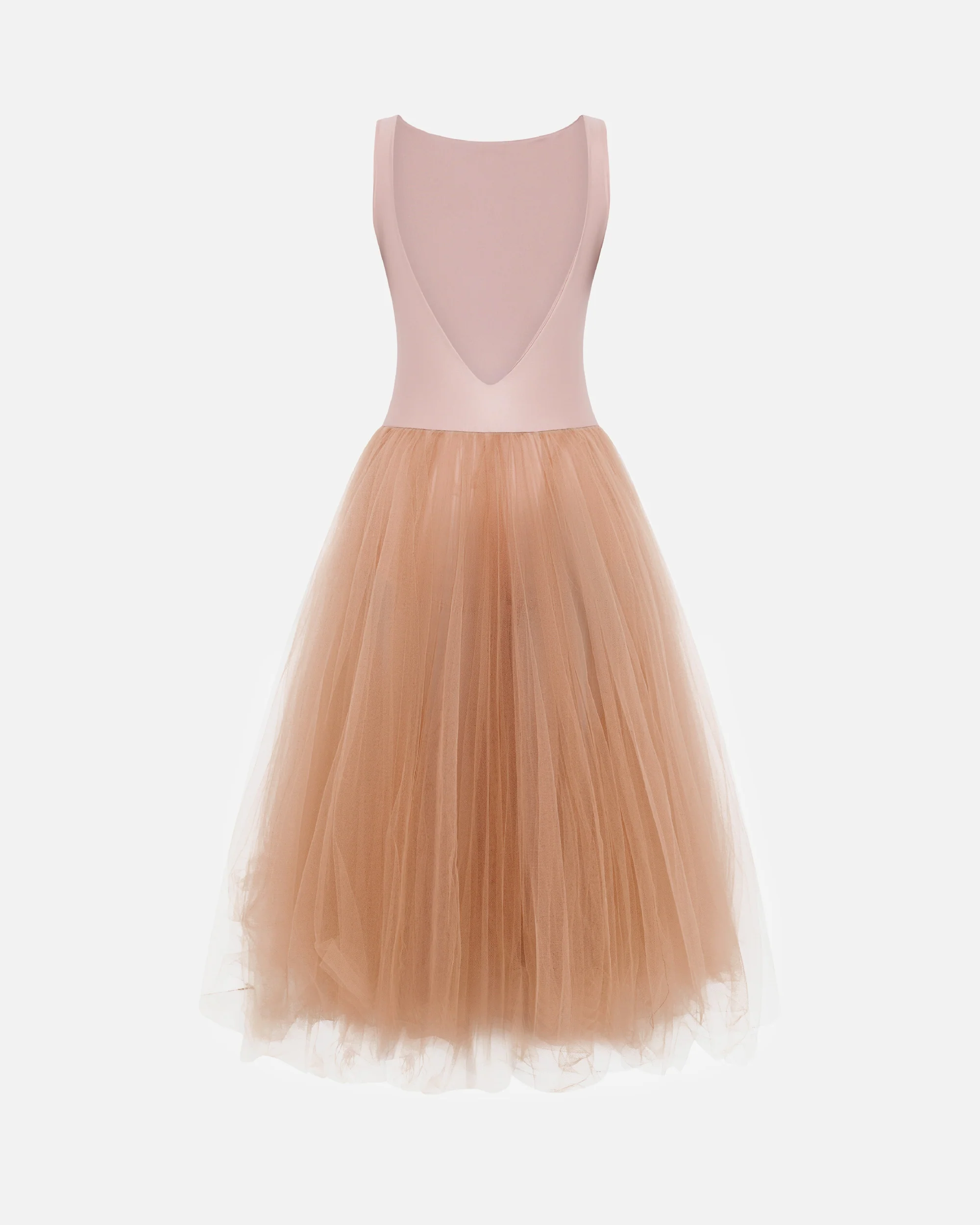 Abito lungo in tulle